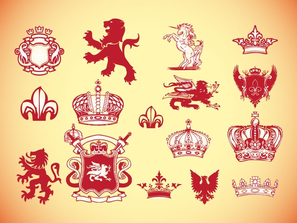 Medieval Heraldry Set