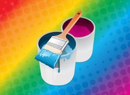 Paint Brush With Buckets