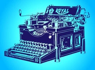 Old Mechanical Typewriter