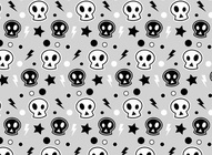 Cartoon Skull Pattern