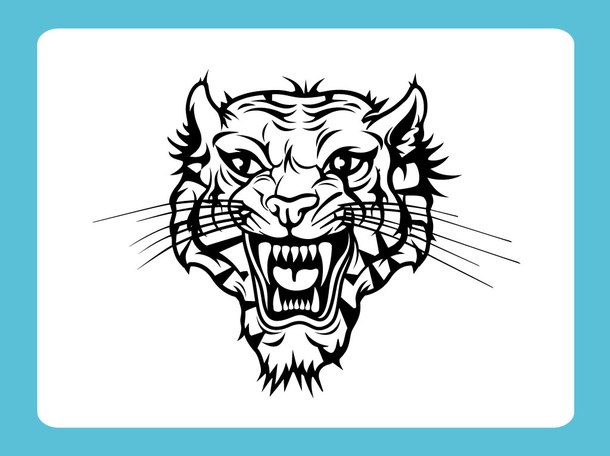 Tiger Cartoon Vector