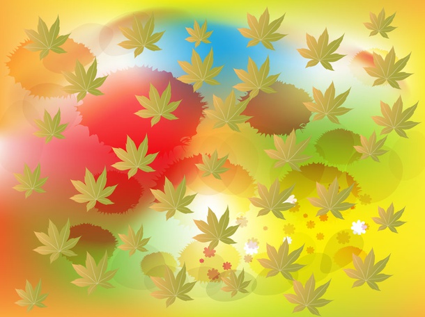 Colorful Leaf Pattern