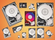 Hard Drives Vectors