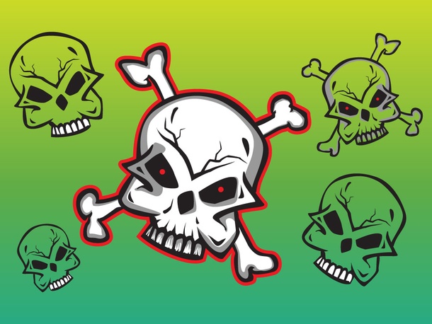 Skull Clip Art Pack