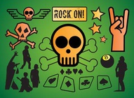 Rock Skull Vectors