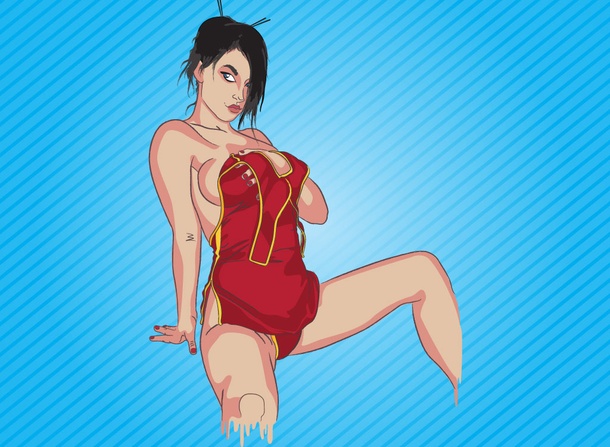 Chun Li Pin Up