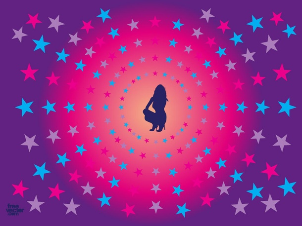 Star Silhouette Background