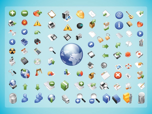 Web Icons Mixed Bundle