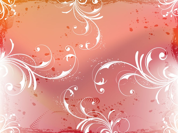 Filigree Grunge Background