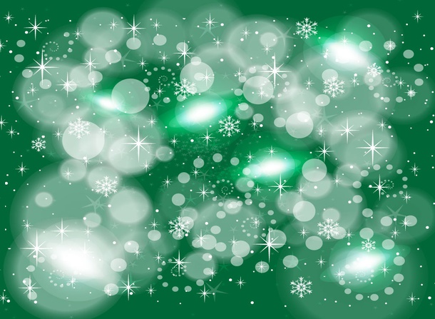 Green Winter Vector Graphics