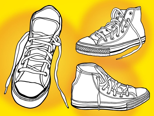 Basketball Shoes Vectors