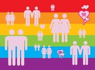 Gay and Lesbian Icon Set