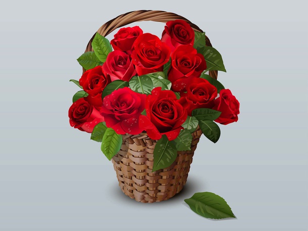 Basket Of Flowers