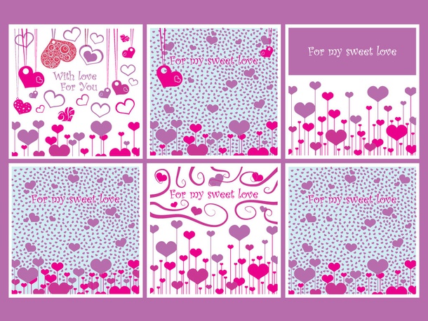 Valentine Card Layouts