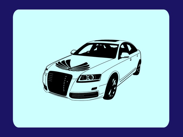 Audi Car Graphic