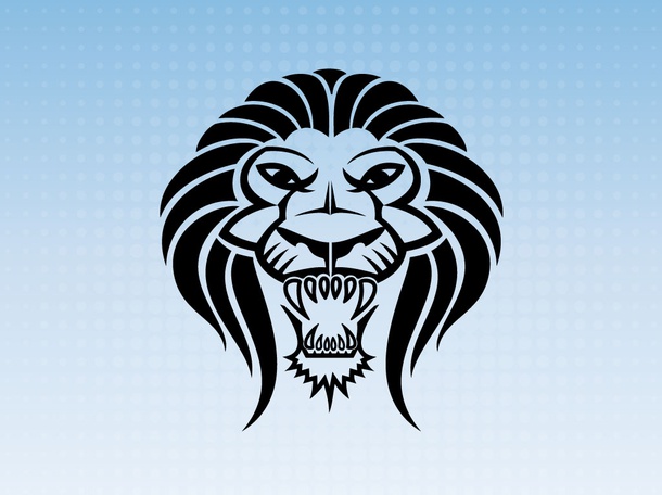 Asian Lion Graphic