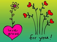 Love Grows Cartoon