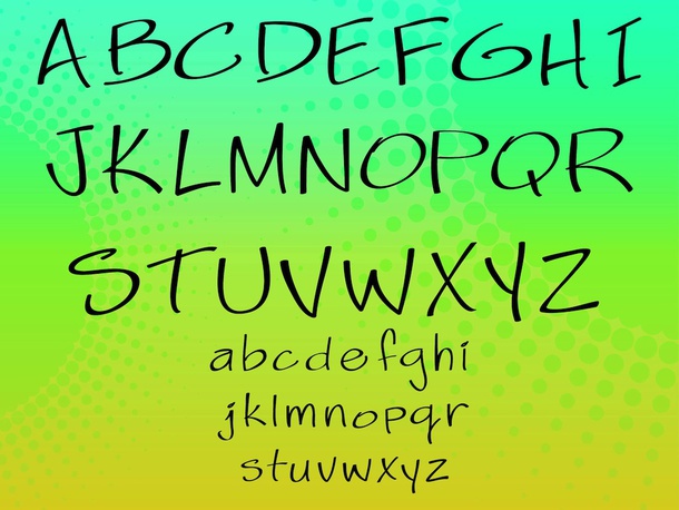 Free Vector Font