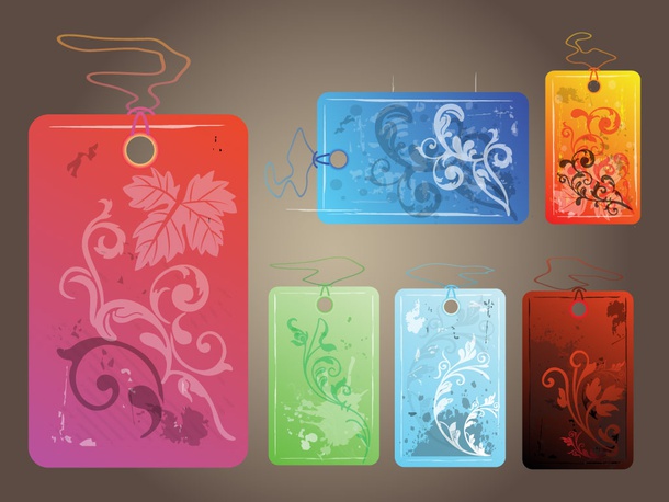 Floral Hang Tags