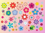 Flower Vector Elements