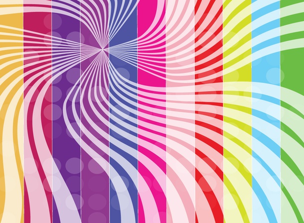 Psychedelic Stripe Background