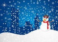 Snowman Christmas Card