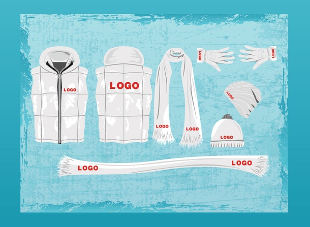 Cold Weather Clothing Vectors