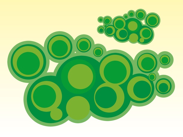 Green Circles Vectors