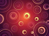 Seventies Circles Background