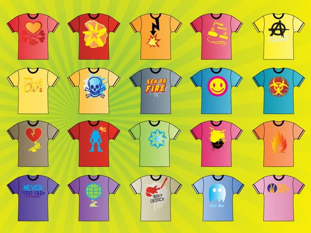 T-Shirt Template Graphics