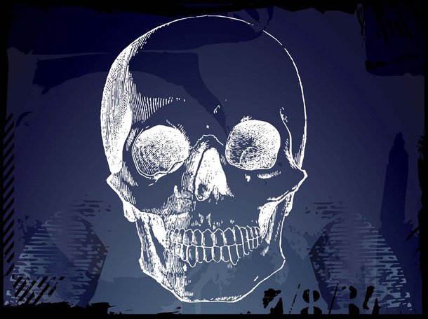 Skull Decal