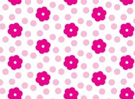 Flowers Dots Vector