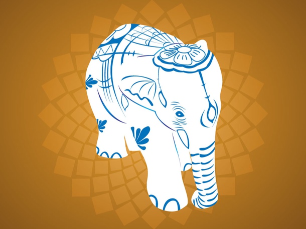 Indian Elephant Design