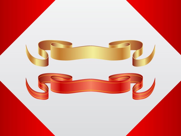 Gold Banner Vectors