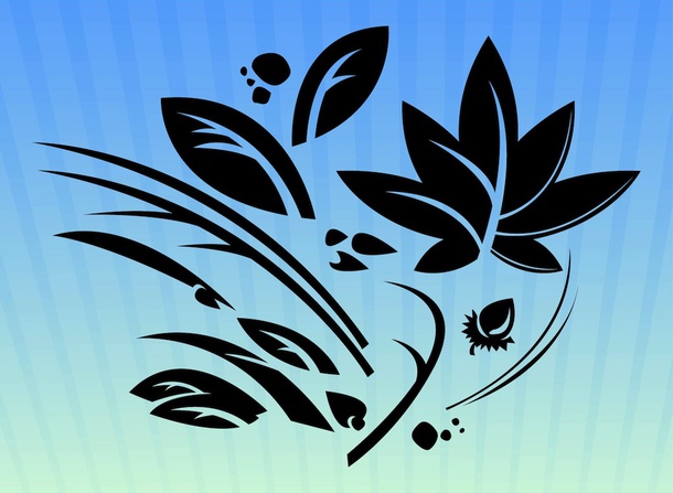 Floral Vector Design Graphics