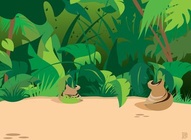 Jungle Plant Background