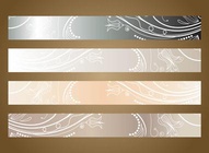 Floral Banners Vectors