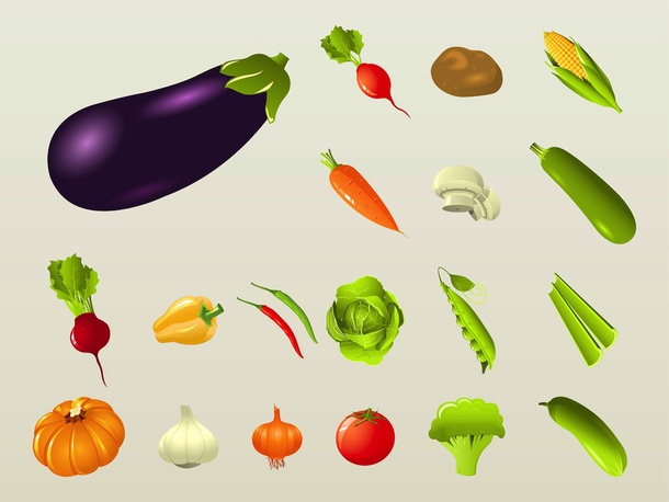 Healthy Food Illustrations