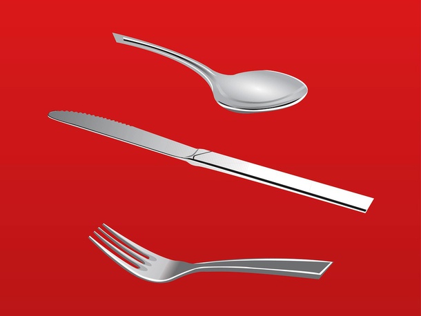 Realistic Cutlery