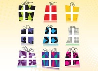 Retro Gift Pack Vectors