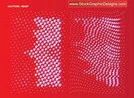 Heart Halftone Pattern