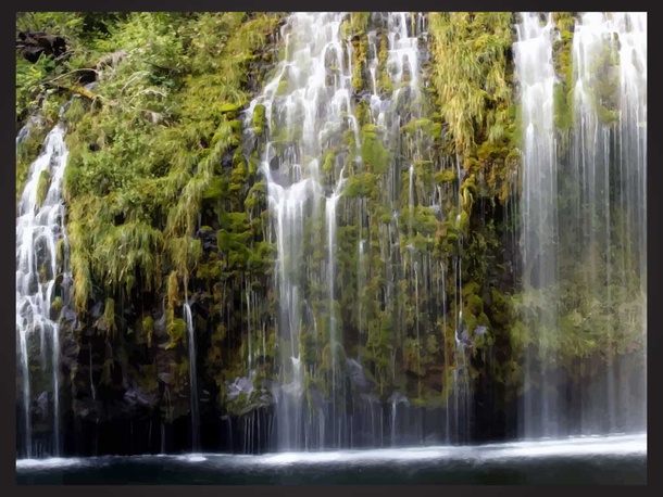 Flowing Waterfall