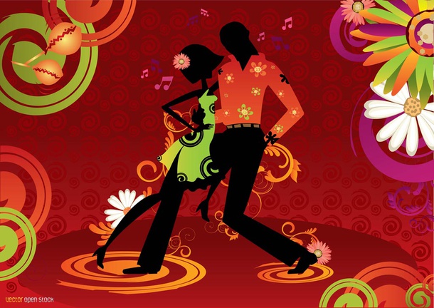 Latin Dancing Couple