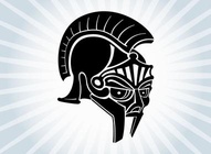 Roman Helmet Vector