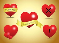 Love Heart Vector Clip Art