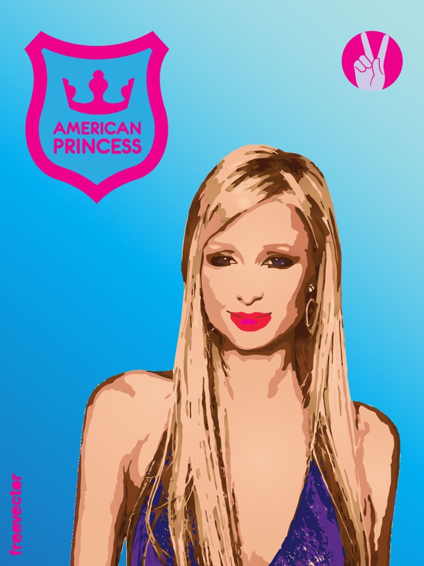 Paris Hilton Portrait