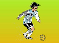 Messi Portrait