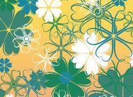Floral Backdrop Vector Graphics