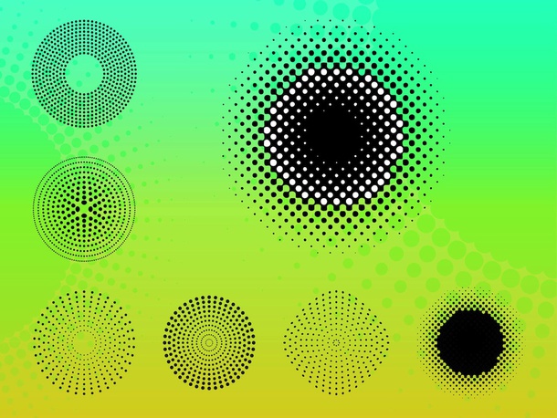 Abstract Circles Vector