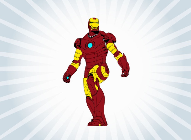 Vector Iron Man